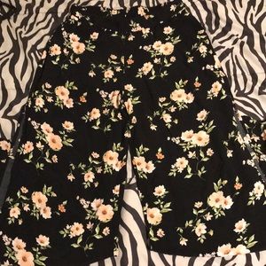 Floral print wide Leg Pants